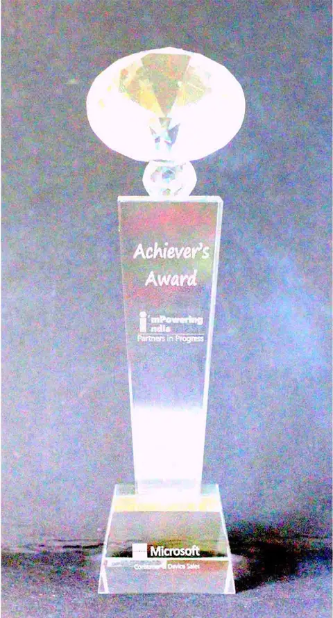 Microsoft — Achiever's Award