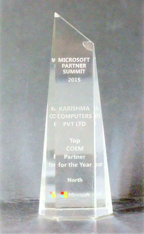 Microsoft — Top COEM Partner for the year