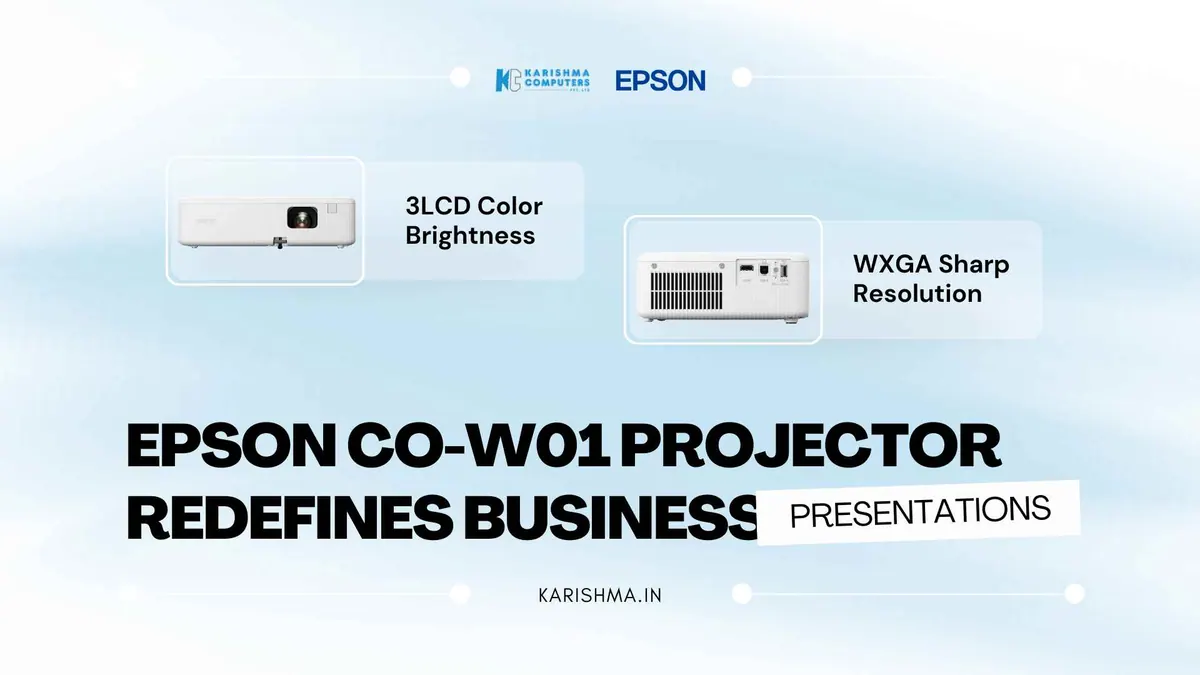 The Epson CO-W01 WXGA Projector and What 3LCD Technology Changes About Business Presentations