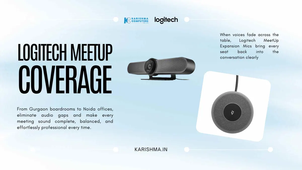 Solving the Audio Gap: Logitech MeetUp Expansion Mics for Delhi NCR Boardrooms