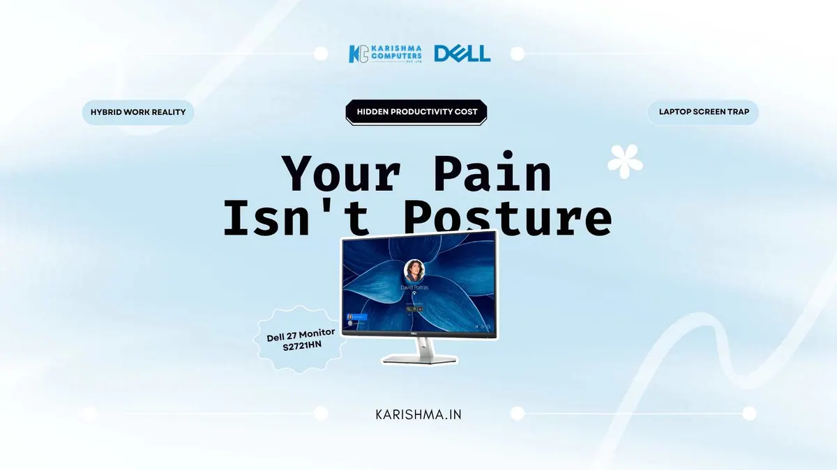 Why the Dell 27 Monitor S2721HN Solves a Hybrid Work Problem People Misdiagnose