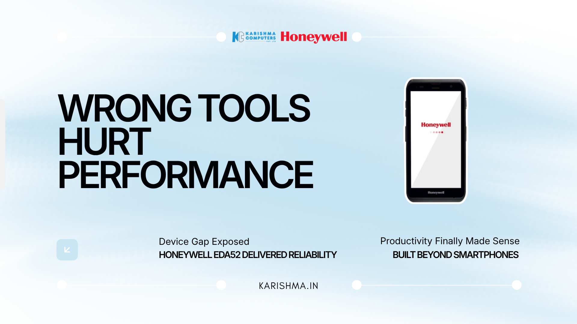 Blog 5 Honeywell EDA52 rugged mobile computer used by a Delhi NCR warehouse and delivery team